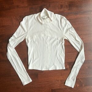 White Aritzia Turtleneck